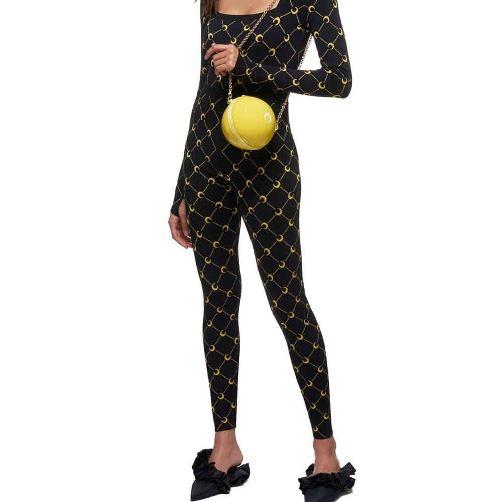 Marine Serre Cat suit crescent moon
